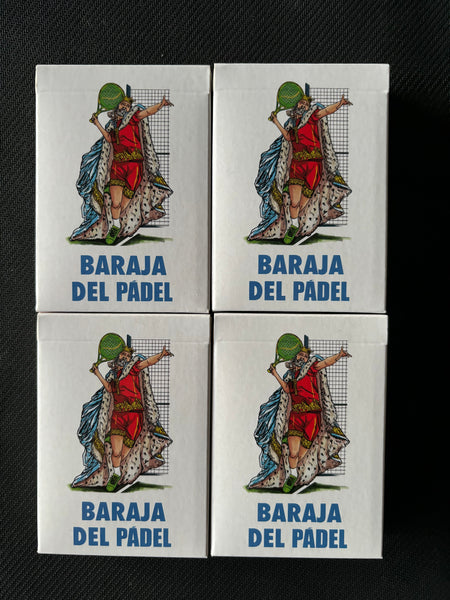 Pack Partido: 4 x BARAJA DEL PADEL (envío incl)